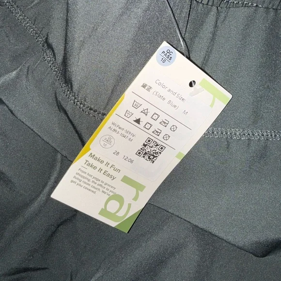 NWT Halara (Medium) Brand New Slate Blue High Rise Elastic Waist Hiking Joggers - Picture 2 of 4